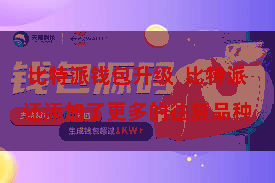 比特派钱包升级  比特派还添加了更多的往复品种