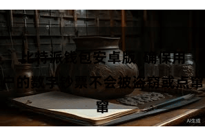 比特派钱包安卓版  确保用户的数字钞票不会被盗窃或点窜