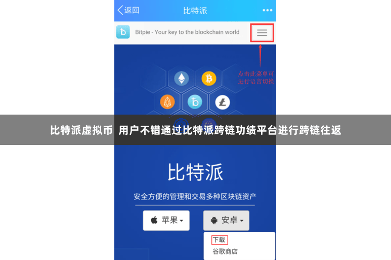 比特派虚拟币  用户不错通过比特派跨链功绩平台进行跨链往返